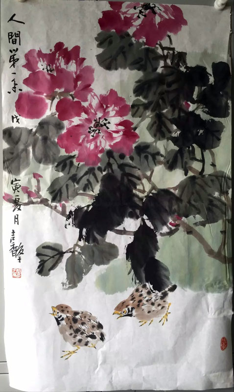 作者：张继馨&nbsp;花鸟&nbsp;￥：协商&nbsp;单击鼠标查看大图！