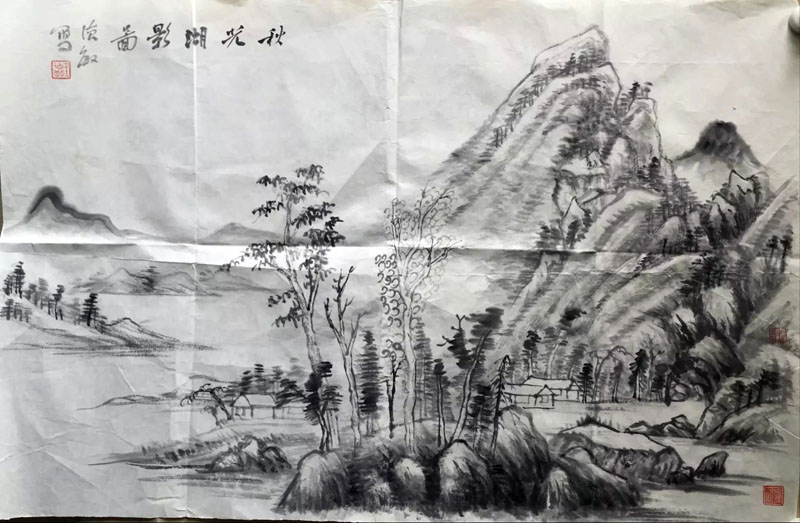 作者：王德敏&nbsp;山水&nbsp;￥：协商&nbsp;单击鼠标查看大图！