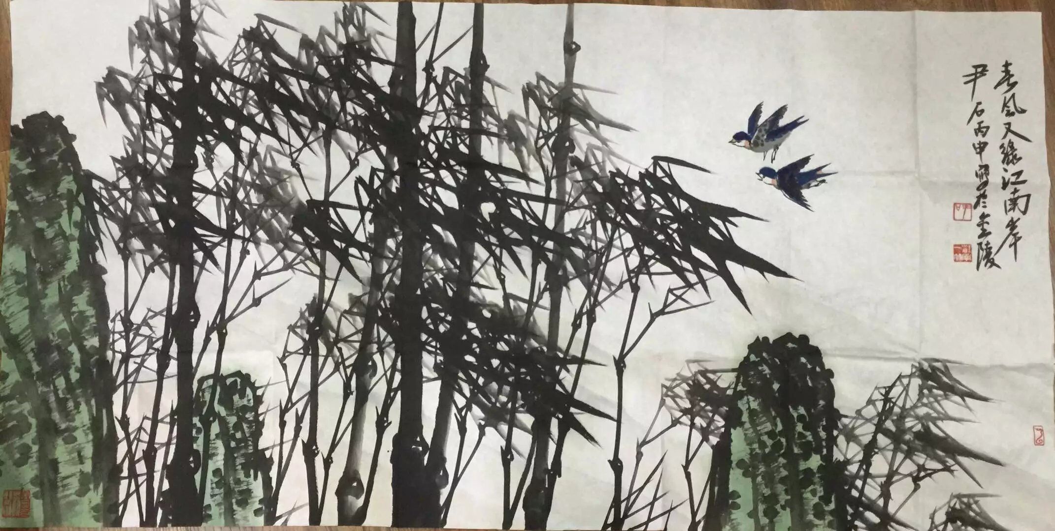 作者：尹石&nbsp;花鸟&nbsp;￥：协商&nbsp;单击鼠标查看大图！