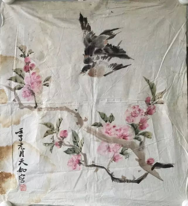 作者：胡天如&nbsp;花鸟&nbsp;￥：协商&nbsp;单击鼠标查看大图！