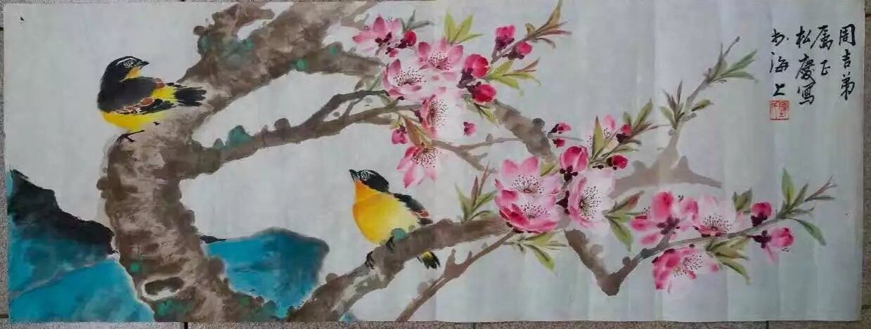 作者：陈松庆&nbsp;花鸟&nbsp;￥：协商&nbsp;单击鼠标查看大图！