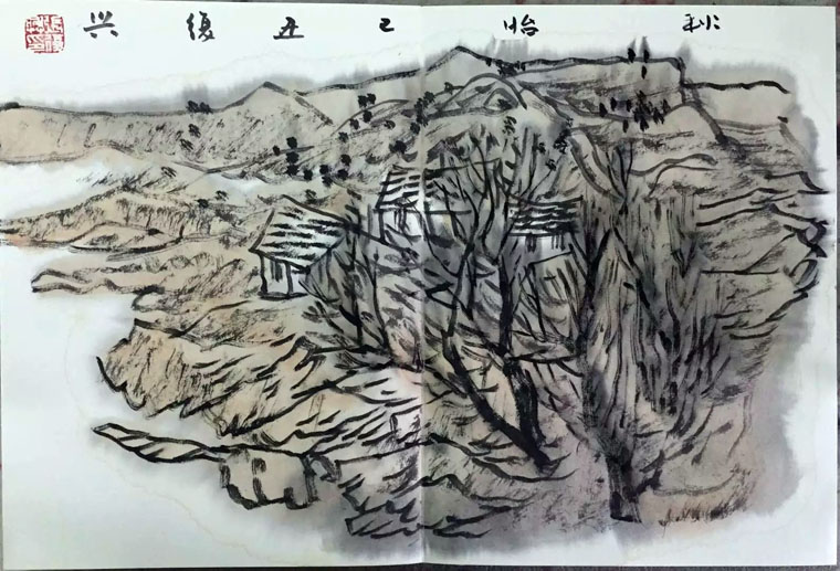 作者：张复兴&nbsp;山水&nbsp;￥：协商&nbsp;单击鼠标查看大图！
