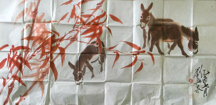 作者：刘兴泉&nbsp;花鸟&nbsp;￥：协商&nbsp;单击鼠标查看大图！