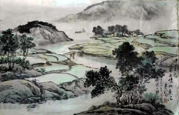 作者：丁秀阁&nbsp;山水&nbsp;￥：协商&nbsp;单击鼠标查看大图！