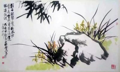 作者：曹简楼&nbsp;兰竹石图&nbsp;￥：协商&nbsp;单击鼠标查看详细介绍！