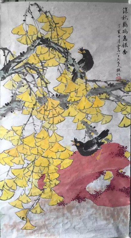 作者：施仁&nbsp;花鸟&nbsp;￥：协商&nbsp;单击鼠标查看大图！