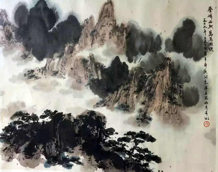 作者：傅益瑶&nbsp;山水&nbsp;￥：协商&nbsp;单击鼠标查看大图！