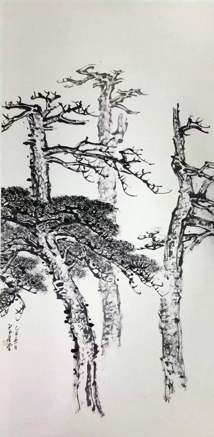 作者：卢星堂&nbsp;花鸟 松&nbsp;￥：协商&nbsp;单击鼠标查看大图！