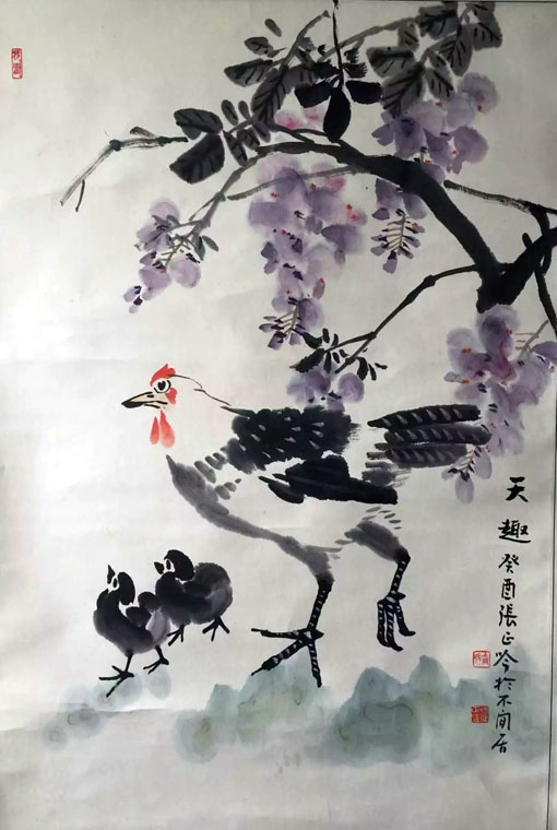 作者：张正吟&nbsp;花鸟&nbsp;￥：协商&nbsp;单击鼠标查看大图！