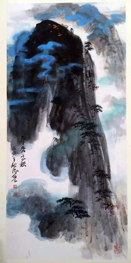 作者：谢伯子&nbsp;山水&nbsp;￥：协商&nbsp;单击鼠标查看大图！