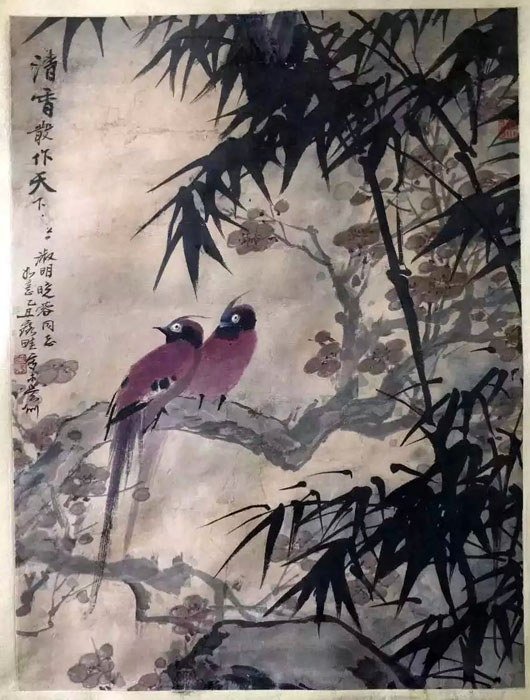 作者：徐源绍&nbsp;花鸟&nbsp;￥：协商&nbsp;单击鼠标查看大图！