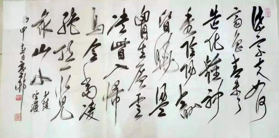 作者：y恽建新&nbsp;书法&nbsp;￥：协商&nbsp;单击鼠标查看大图！