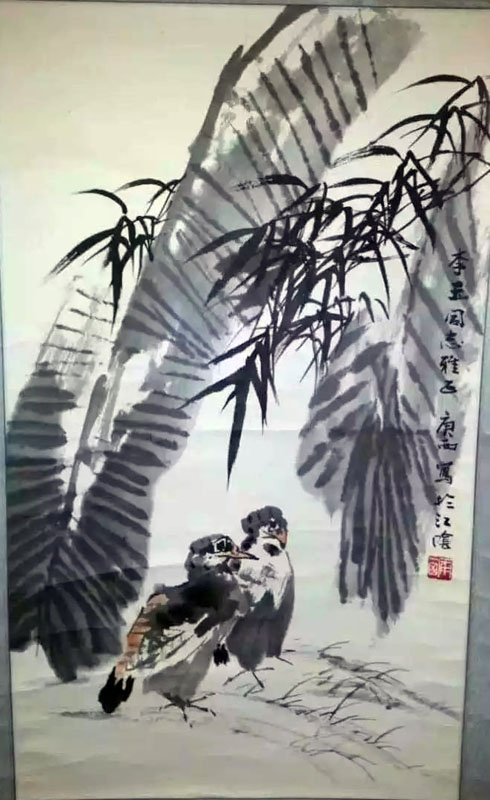 作者：詹庚西&nbsp;花鸟&nbsp;￥：协商&nbsp;单击鼠标查看大图！