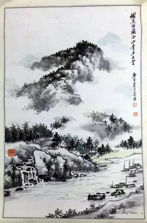 作者：吴雨苍&nbsp;山水&nbsp;￥：协商&nbsp;单击鼠标查看大图！