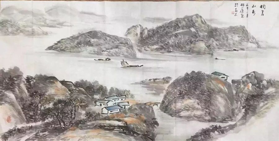 作者：林小康&nbsp;山水&nbsp;￥：协商&nbsp;单击鼠标查看大图！