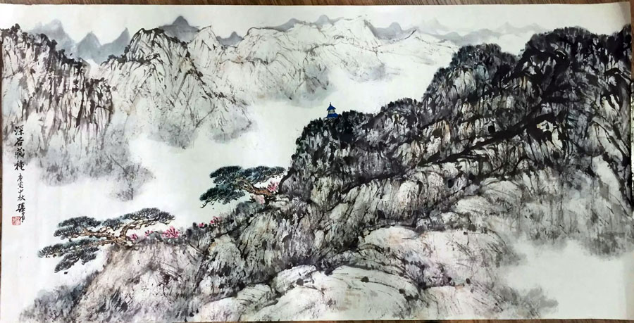 作者：张尔宾&nbsp;山水&nbsp;￥：协商&nbsp;单击鼠标查看大图！