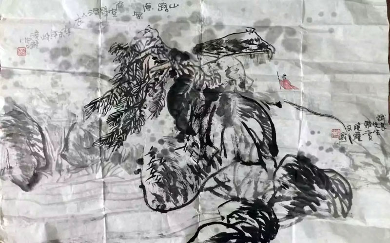 作者：赵晓钟&nbsp;山水&nbsp;￥：协商&nbsp;单击鼠标查看大图！