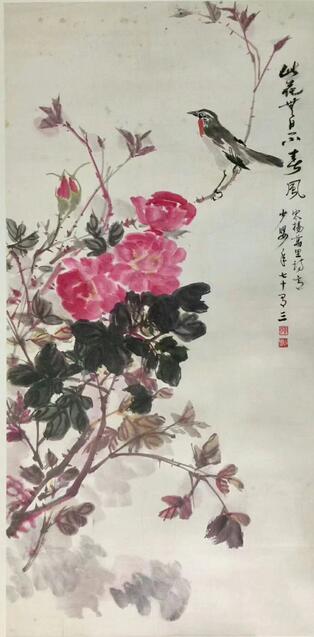 作者：韩少婴&nbsp;花鸟&nbsp;￥：协商&nbsp;单击鼠标查看大图！