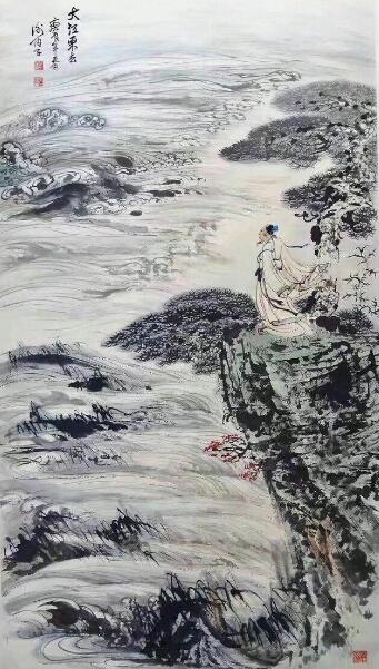 作者：谢伯子&nbsp;山水&nbsp;￥：协商&nbsp;单击鼠标查看大图！