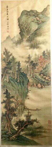 作者：许公泽&nbsp;山水&nbsp;￥：协商&nbsp;单击鼠标查看大图！