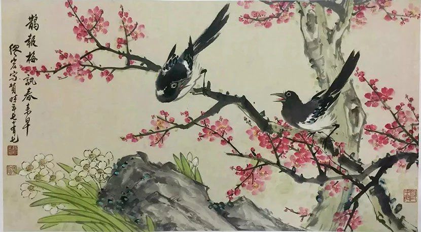 作者：缪宏&nbsp;花鸟&nbsp;￥：协商&nbsp;单击鼠标查看大图！