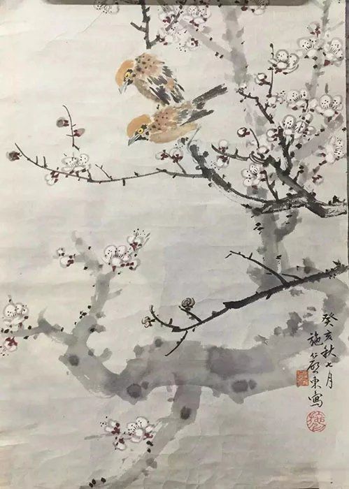 作者：施仁&nbsp;花鸟&nbsp;￥：协商&nbsp;单击鼠标查看大图！