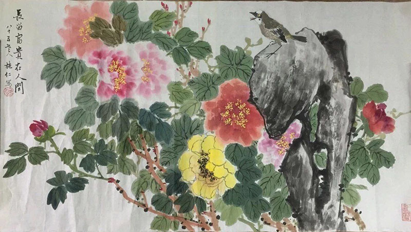 作者：施仁&nbsp;花鸟&nbsp;￥：协商&nbsp;单击鼠标查看大图！