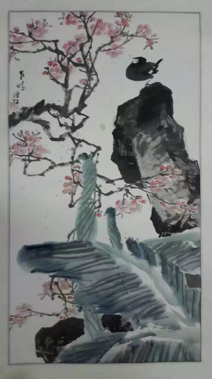 作者：徐源绍&nbsp;花鸟&nbsp;￥：协商&nbsp;单击鼠标查看大图！