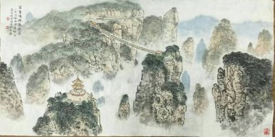 作者：尚君励&nbsp;山水&nbsp;￥：协商&nbsp;单击鼠标查看大图！