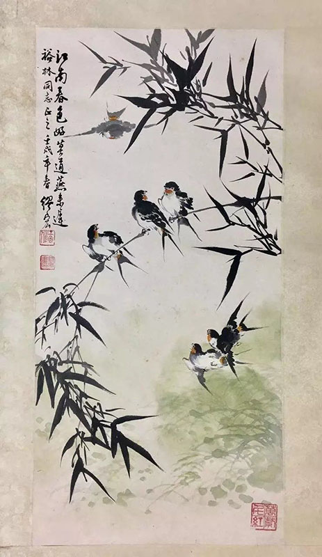 作者：缪宏&nbsp;花鸟&nbsp;￥：协商&nbsp;单击鼠标查看大图！