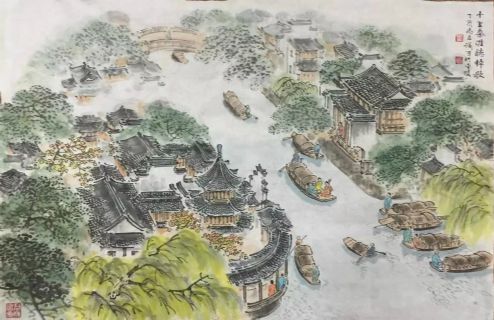 作者：尚君励&nbsp;山水&nbsp;￥：协商&nbsp;单击鼠标查看详细介绍！