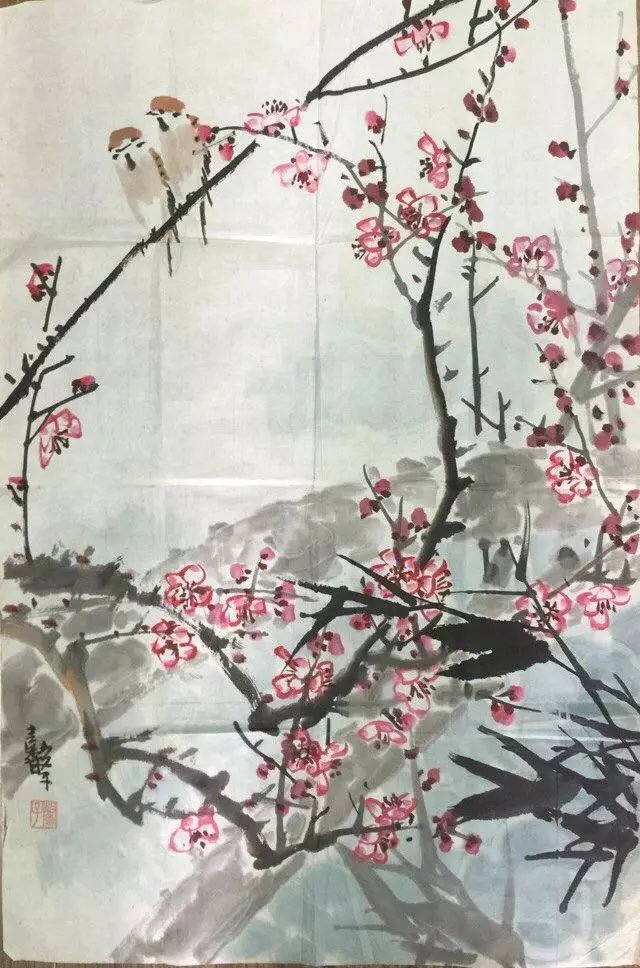 作者：张继馨&nbsp;花鸟&nbsp;￥：协商&nbsp;单击鼠标查看大图！