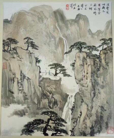 作者：傅二石&nbsp;山水&nbsp;￥：协商&nbsp;单击鼠标查看大图！