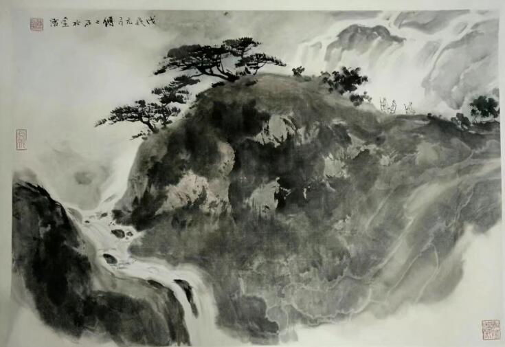 作者：傅二石&nbsp;山水&nbsp;￥：协商&nbsp;单击鼠标查看大图！