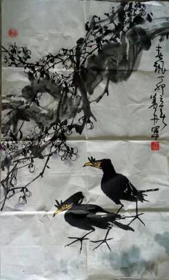 作者：姜舟&nbsp;花鸟&nbsp;￥：协商&nbsp;单击鼠标查看大图！