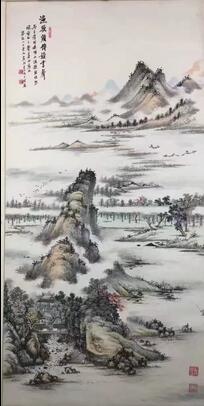 作者：吴雨仓&nbsp;山水&nbsp;￥：协商&nbsp;单击鼠标查看大图！