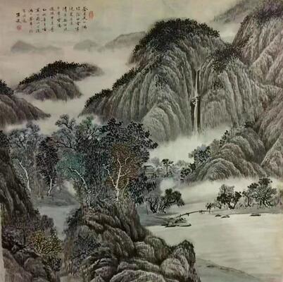 作者：崔护&nbsp;山水&nbsp;￥：协商&nbsp;单击鼠标查看大图！