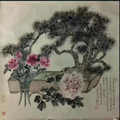 作者：崔护&nbsp;花鸟&nbsp;￥：协商&nbsp;单击鼠标查看大图！