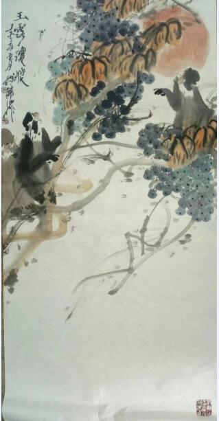 作者：徐培晨&nbsp;花鸟&nbsp;￥：协商&nbsp;单击鼠标查看大图！