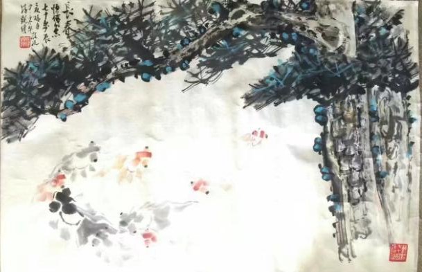 作者：潘觐缋&nbsp;花鸟&nbsp;￥：协商&nbsp;单击鼠标查看大图！