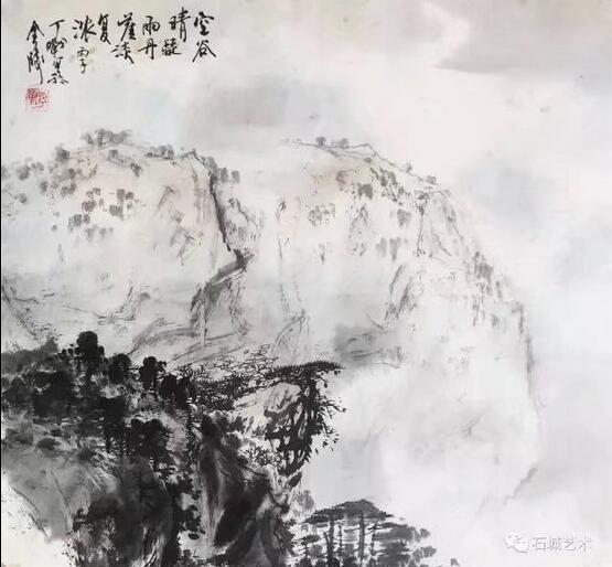 作者：丁战&nbsp;山水&nbsp;￥：协商&nbsp;单击鼠标查看大图！