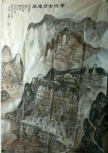 作者：何文鳌&nbsp;山水&nbsp;￥：协商&nbsp;单击鼠标查看详细介绍！