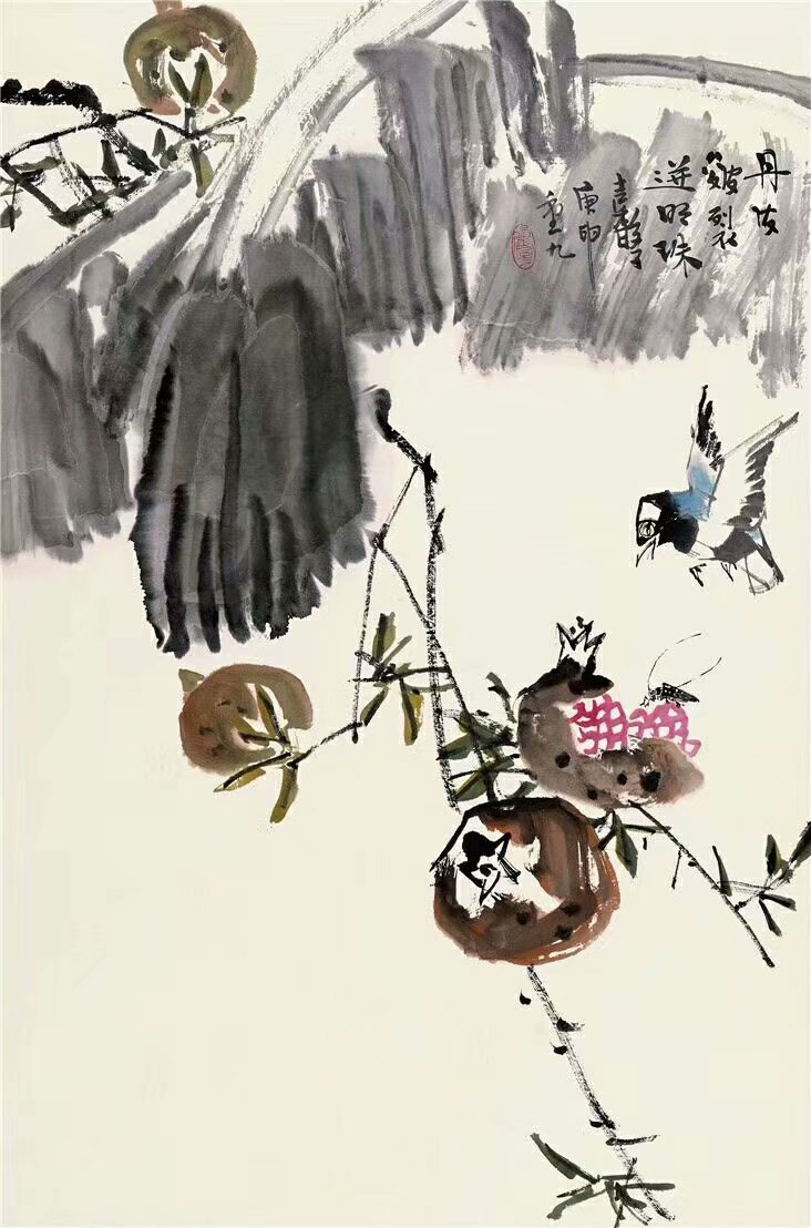 作者：张继馨&nbsp;花鸟&nbsp;￥：协商&nbsp;单击鼠标查看大图！