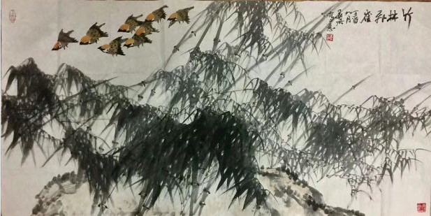 作者：姜舟&nbsp;花鸟&nbsp;￥：协商&nbsp;单击鼠标查看大图！