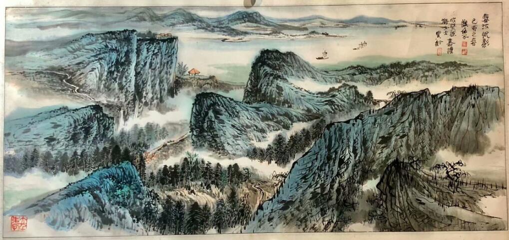 作者：谢伯子&nbsp;山水&nbsp;￥：协商&nbsp;单击鼠标查看大图！