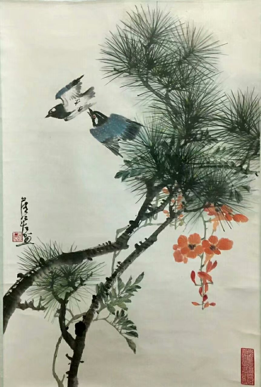 作者：詹仁左&nbsp;花鸟&nbsp;￥：协商&nbsp;单击鼠标查看大图！