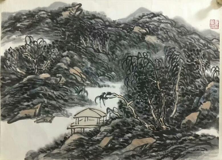 作者：毕宝祥&nbsp;山水&nbsp;￥：协商&nbsp;单击鼠标查看大图！