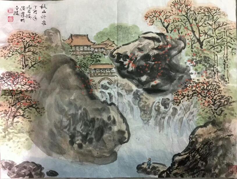 作者：尚君励&nbsp;山水&nbsp;￥：协商&nbsp;单击鼠标查看大图！