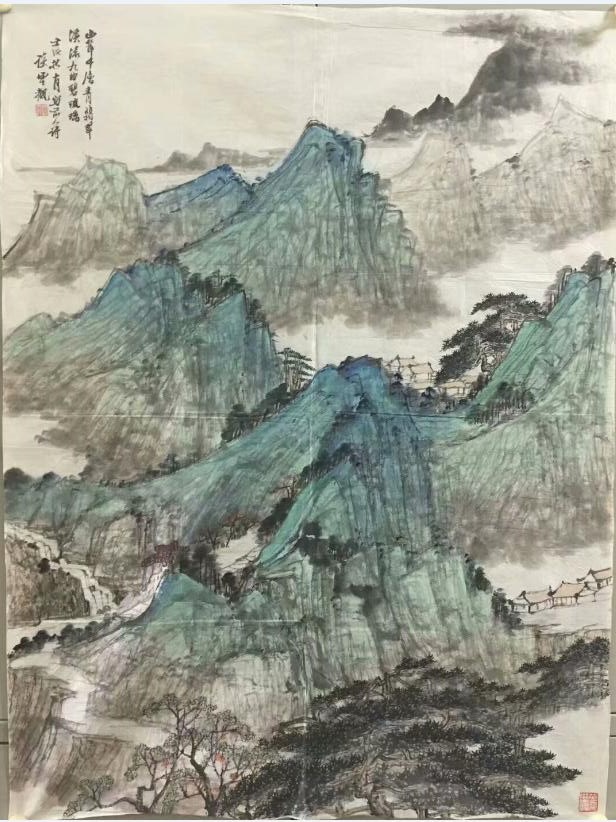 作者：谈云观&nbsp;山水&nbsp;￥：协商&nbsp;单击鼠标查看大图！