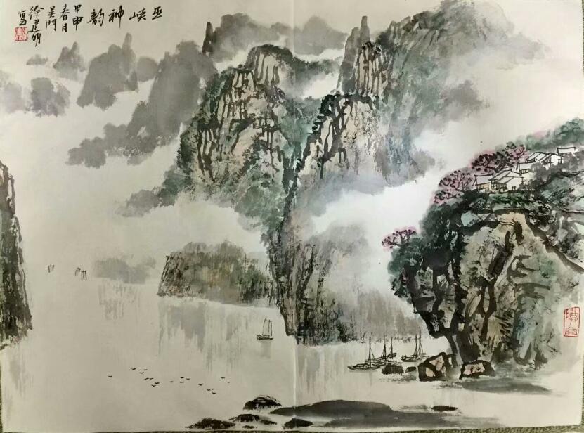 作者：徐建明&nbsp;山水&nbsp;￥：协商&nbsp;单击鼠标查看大图！